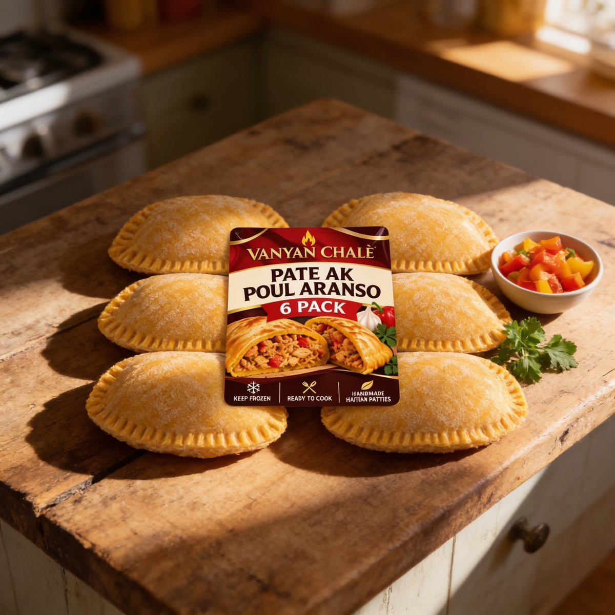 Vanyan Chalè Pate ak Poul Aranso – 6 Pack