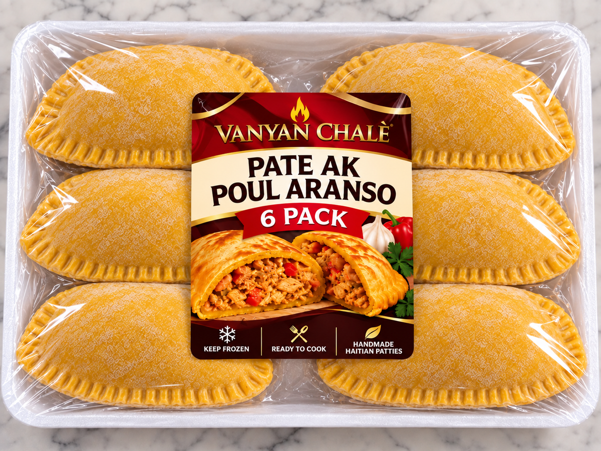 Vanyan Chalè Pate ak Poul Aranso – 6 Pack
