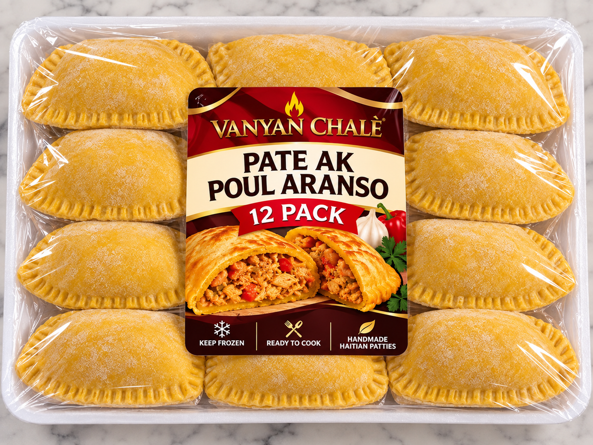 Vanyan Chalè Pate ak Poul Aranso – 6 Pack